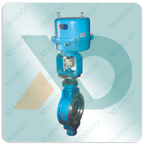 Electric high performance regulating butterfly valve